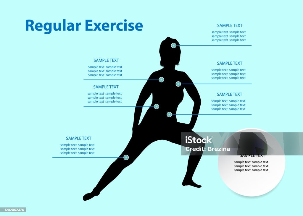 Regular Exercise Stock Image Regular Exercise Infograph Vector Stock Illustration - Download Image ...