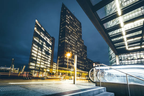 istock city lights on Potsdamer Platz 1202056844