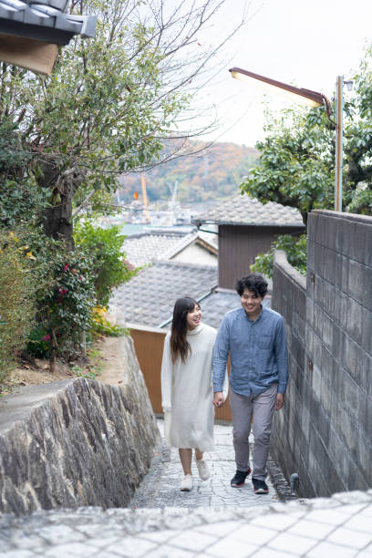istock Young couple enjoying autumn tourism 1202058495