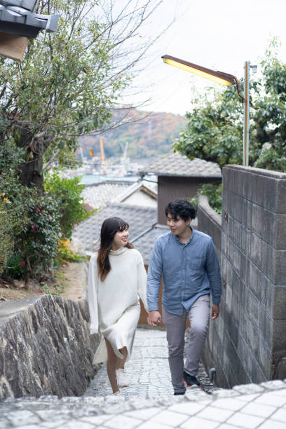 istock Young couple enjoying autumn tourism 1202058508