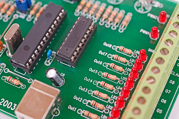 istock Closeup of a circuit board 120206435