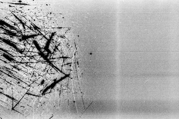 istock Noisy film frame with heavy scratches, dust and grain 1202064689