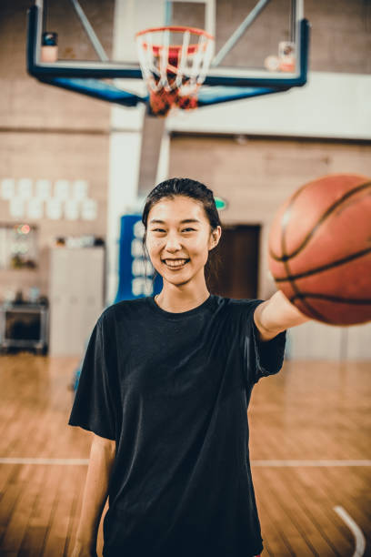 istock Asian female basketball player 1202068993