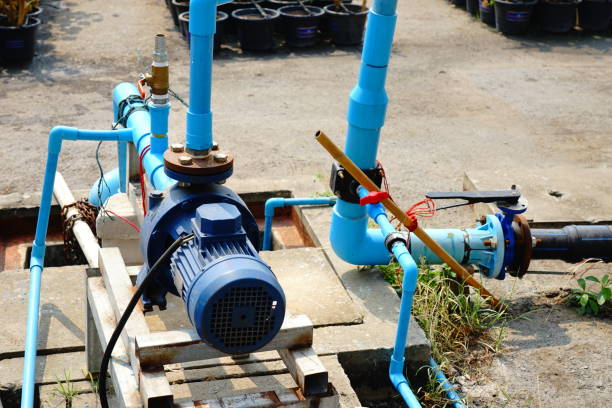 istock Outdoor Water pump station set 1202070308