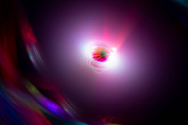 istock Colorful abstract background on a black background made with light painting technic. 1202076657