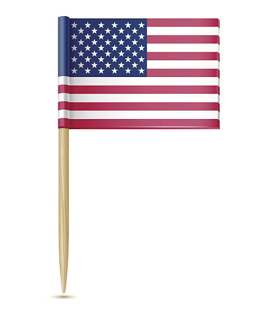 istock An illustration of the American flag on a toothpick 120208029