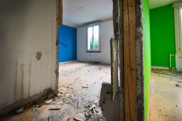 istock In the ruined house left by people. 1202080463