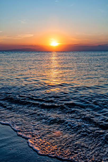istock Beautiful sunset out on the sea 1202080561