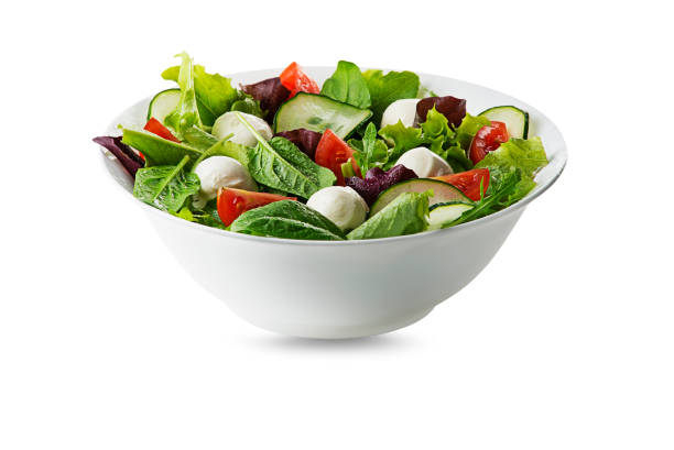istock Green salad with mozzarella cheese 1202084157