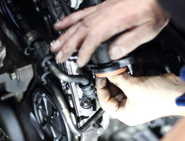 istock Mechanic repairing a car 1202090331