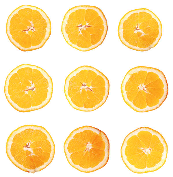 istock Slice of orange fruit 1202093377