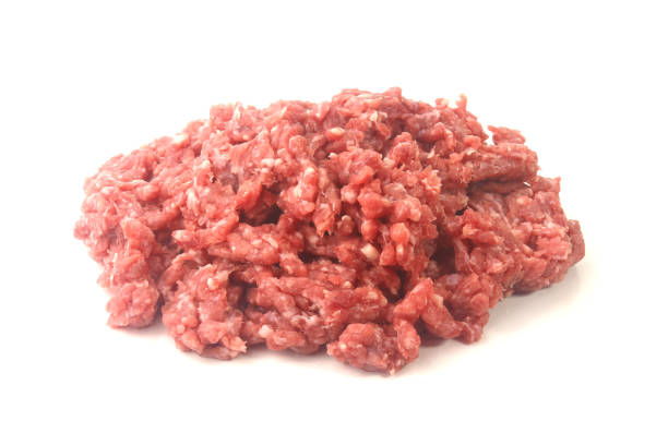 istock raw minced meat isolated over white background 1202095056