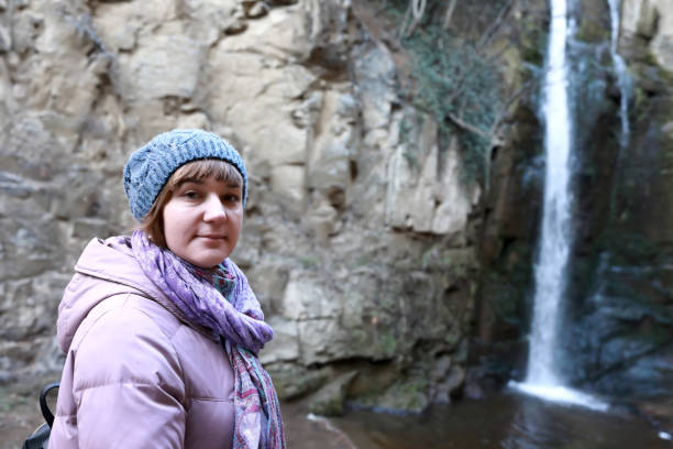 istock Tourist in fig gorge in Tbilisi 1202096855