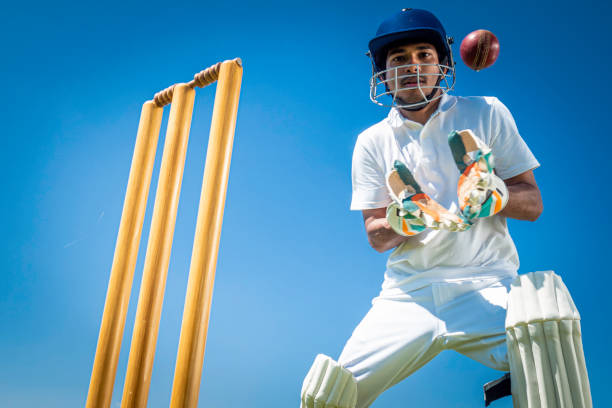 istock Cricket wicket-keeper trying to catch the ball 1202097532