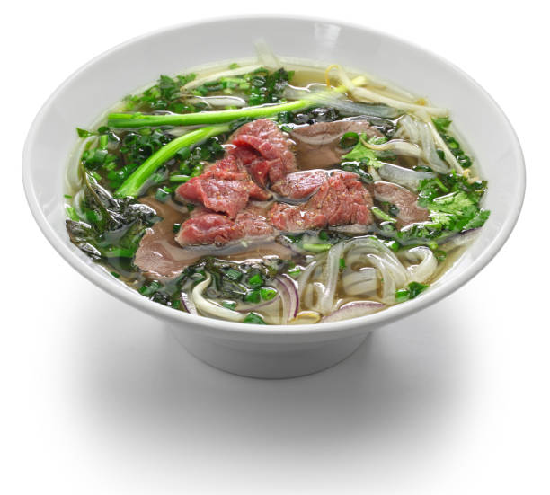 istock pho bo, vietnamese beef noodle soup 1202098279
