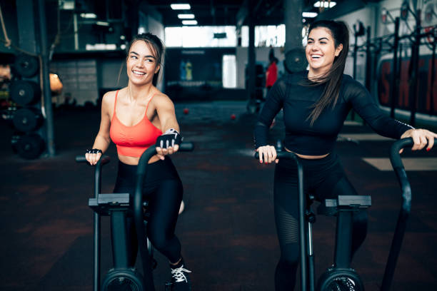 istock Women training in a Gym 1202100201