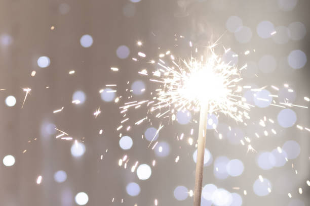 istock Christmas and New Year. Bengal light. 1202101519