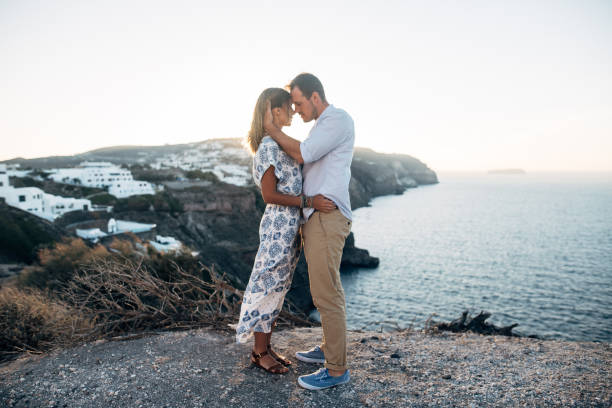 istock young couple hugging with amazing view 1202102472