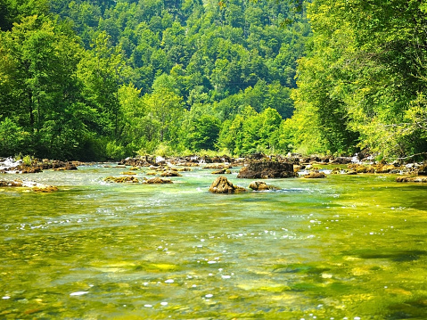 The Kupa originates in Croatia in the mountainous region of Gorski Kotar, northeast of Rijeka, in the area of Risnjak National Park, Croatia.