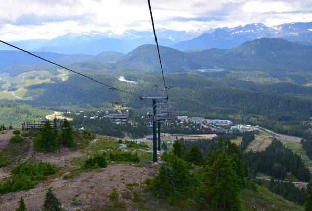 istock Mount Washington, BC summit towards the Alpine village 1202106009