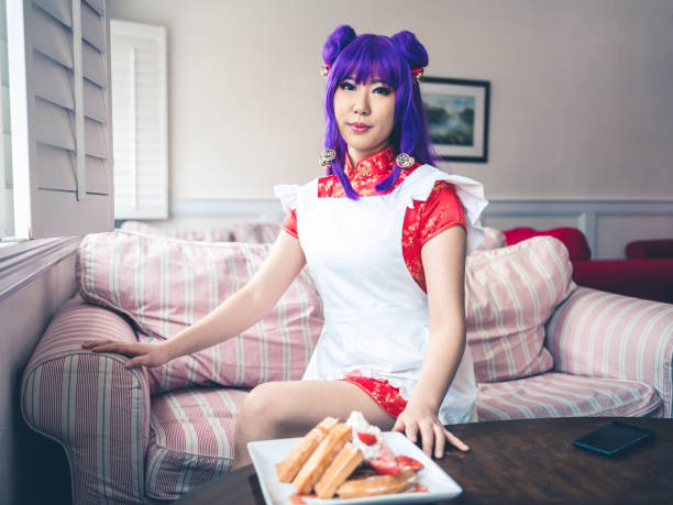istock Asian woman cosplay story 1202106112