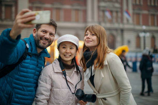 istock Young woman has a guest from China 1202115381