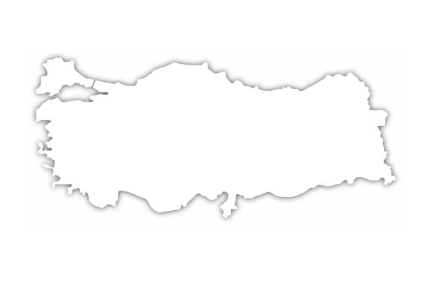 turkish map isolated concept white background vector turkish map isolated concept white background vector illustration map of turkey nevsehir stock illustrations