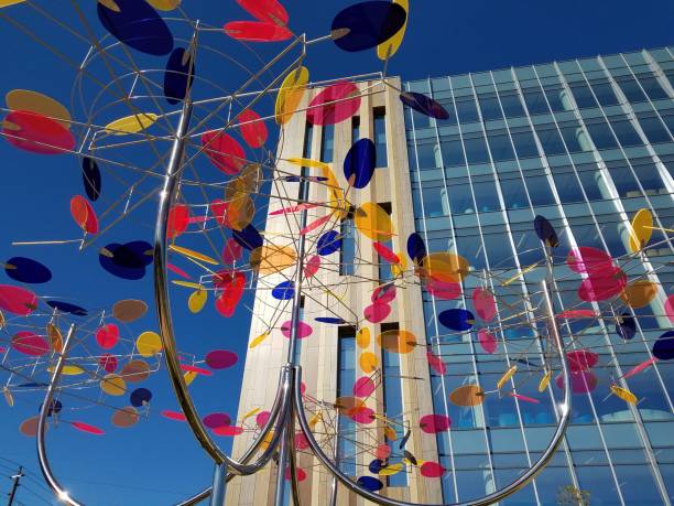istock Urban Building with Colorful Art Display 1202123916