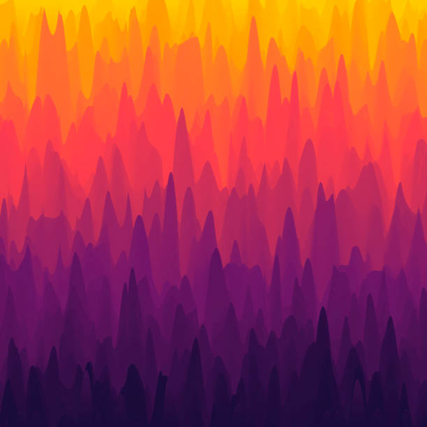 Abstract background with trendy texture - Orange gradient Modern and trendy abstract background, can be used for your design, with space for your text (colors used: Yellow, Orange, Red, Pink, Purple, Black). Vector Illustration (EPS10, well layered and grouped), format (1:1). Easy to edit, manipulate, resize or colorize. dark purple background stock illustrations