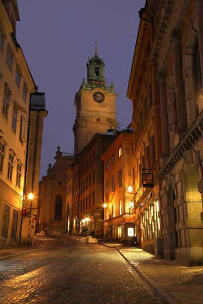 istock Old Town Street in Stockholm 1202129421