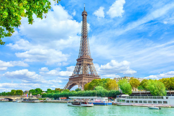 istock View of Paris with Eiffel tower 1202131356