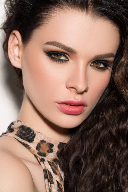 istock Beautiful young girl with make-up 1202136136