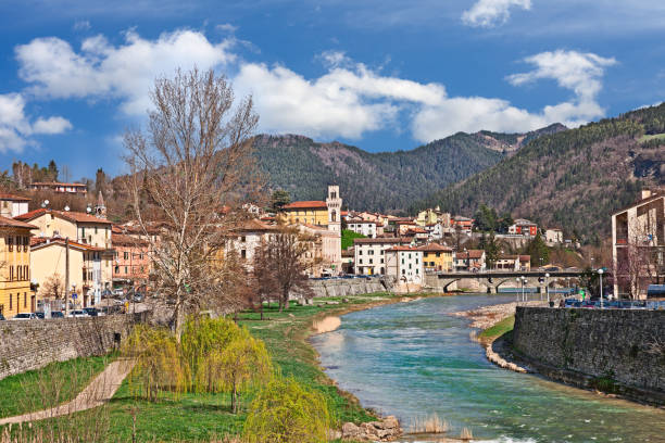 istock Santa Sofia, Forli Cesena, Emilia Romagna, Italy: landscape of the ancient town 1202136419