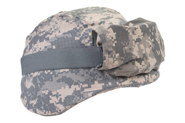 istock kevlar helmet with a camouflage cover and protective goggles 1202140036