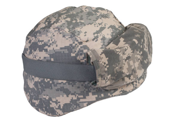istock kevlar helmet with a camouflage cover and protective goggles 1202141211