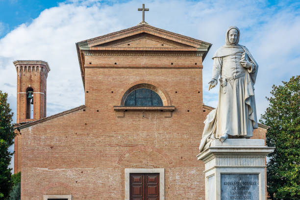 Statue of Boccaccio in Certaldo
