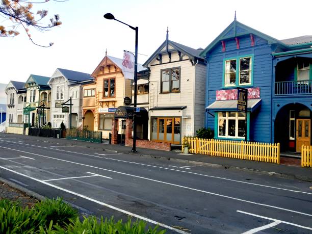 istock Colorful houses in Napier 1202148254