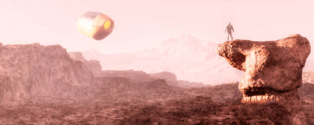 istock observing the landscape of another planet 1202151519