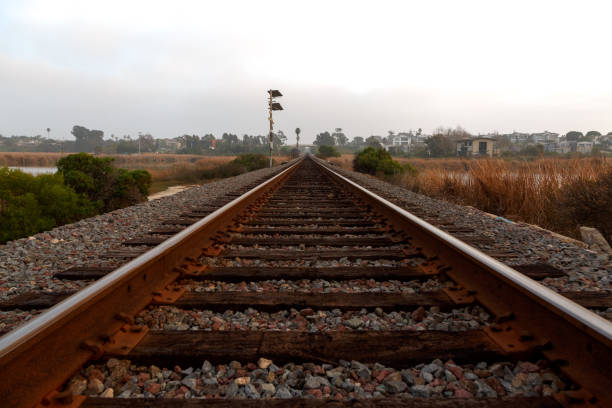 istock Railway track, transportation industry, train 1202152023