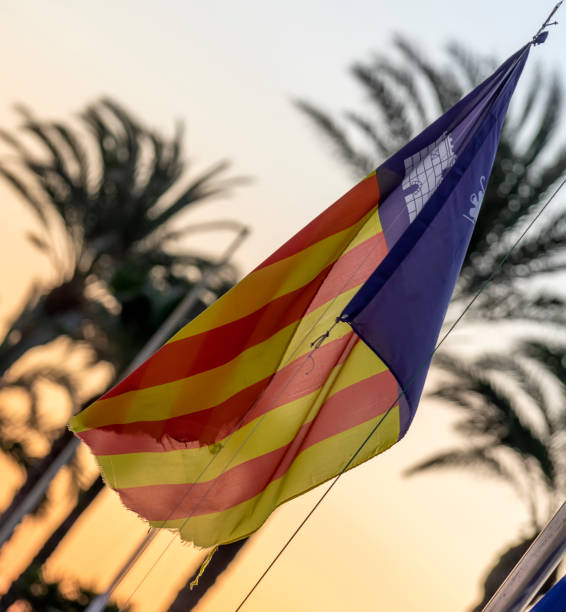 istock flag of the balearic islands 1202152773