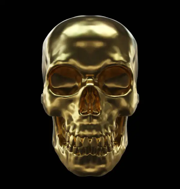 Photo of Gold skull