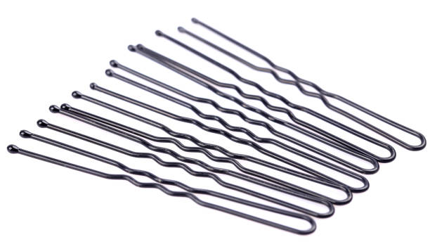 istock Black Hairpin isolated on white background 1202164660