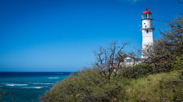 istock Lighthouse at Diamond Head Honolulu Hawaii 1202172891