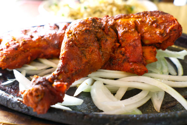istock chicken tandoori served on the plate 1202187001