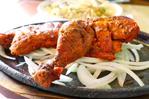 istock chicken tandoori served on the plate 1202187002