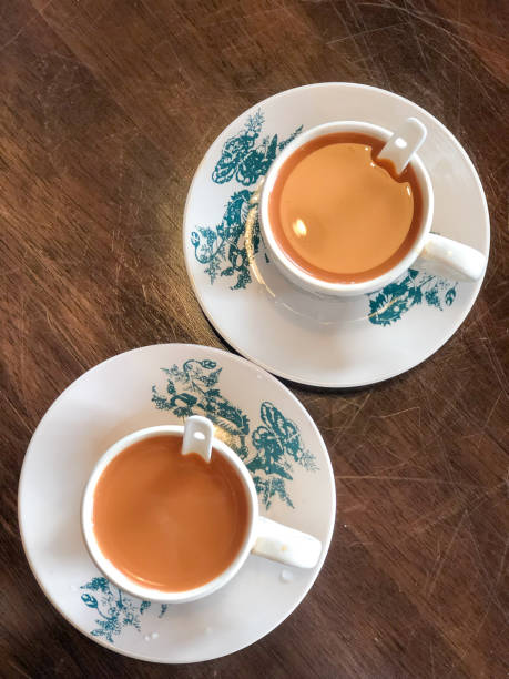 istock Traditional Asian milk tea in retro style cup 1202189262