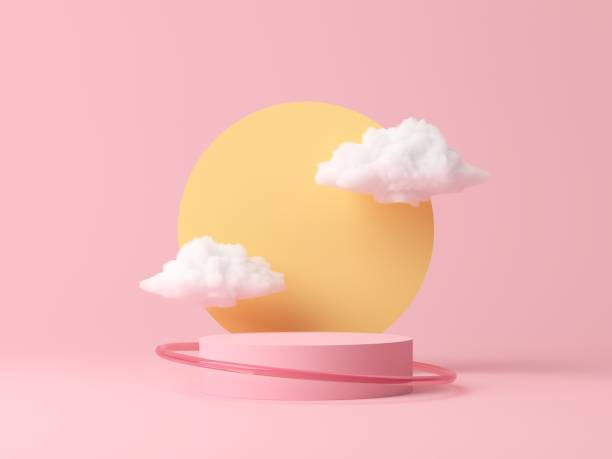 istock Abstract background. mock up scene with geometry shape podium. stock photo 1202194211