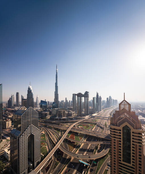 istock Urban skyline and cityscape in Dubai UAE. 1202196900