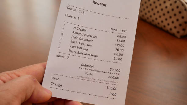istock bill checking concept coffee in coffee shop. 1202214120