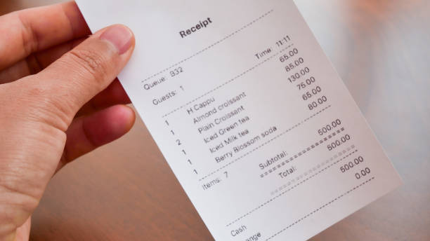 istock bill checking concept coffee in coffee shop. 1202214200